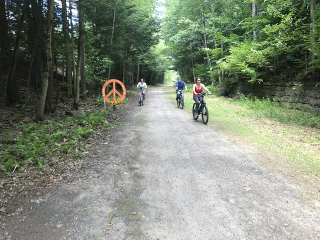 Rails to Trail in Mountain Dale NY