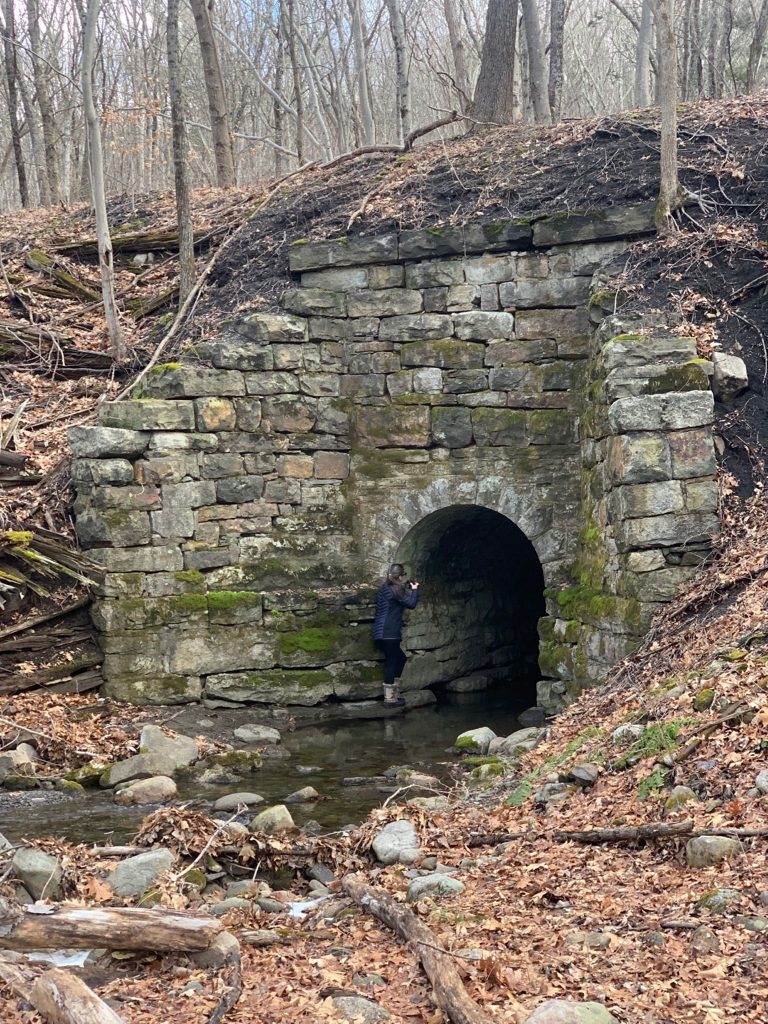 Hiking Two Rail Trails and D H Canal in Wurtsboro NY Tunnel