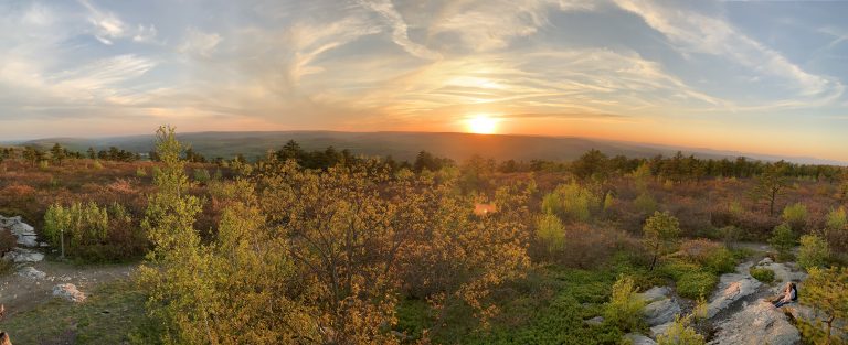 Sunset Pictures at the Roosa Gap State Forest