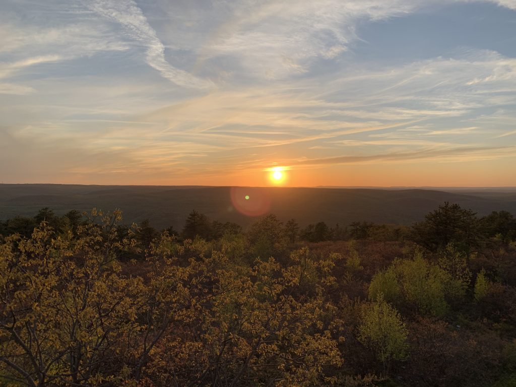 sunset pictures at the roosa gap state forest 13