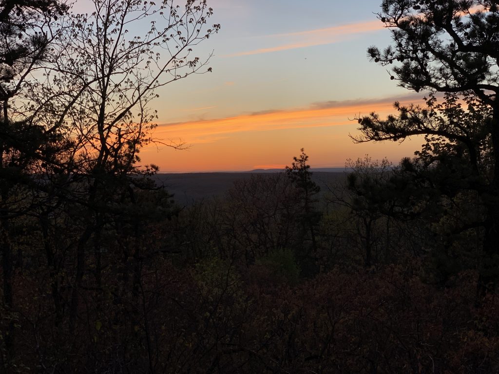 sunset pictures at the roosa gap state forest 2