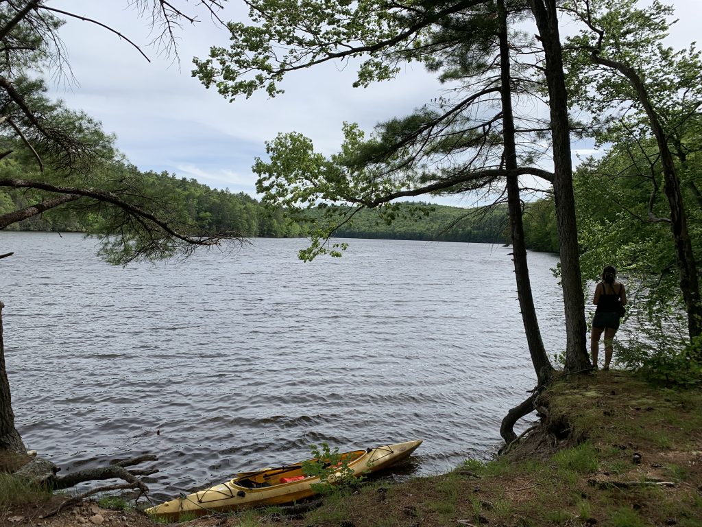 testing wilderness systems kayak at rio reservoir 12