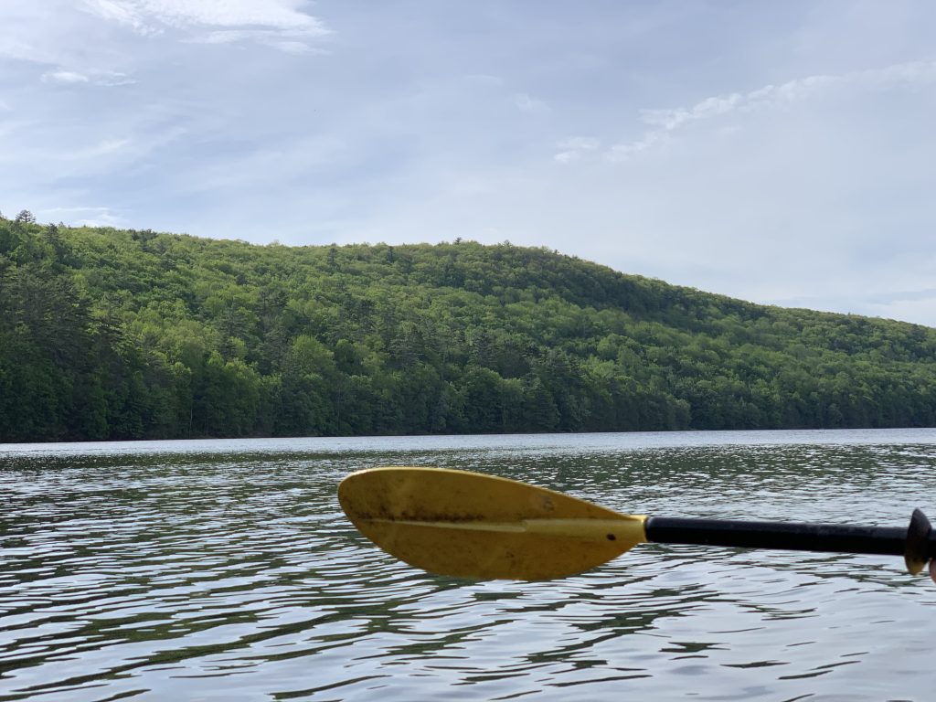 testing wilderness systems kayak at rio reservoir 2