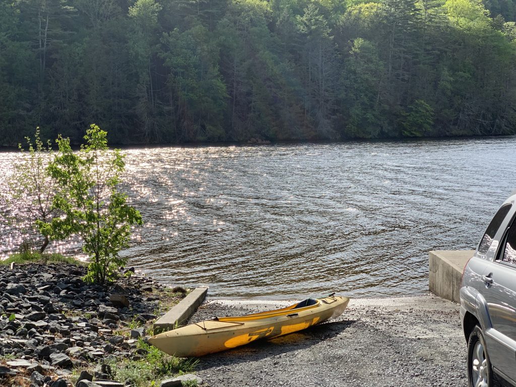 testing wilderness systems kayak at rio reservoir 5
