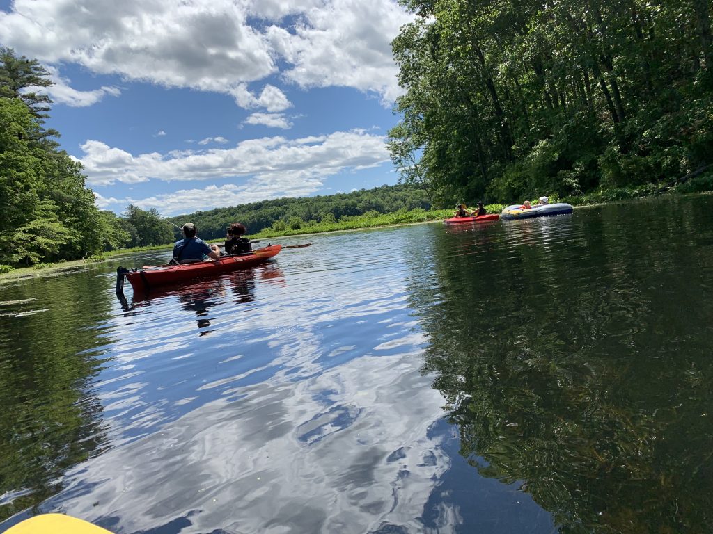 kayaking with family during the weekend 5