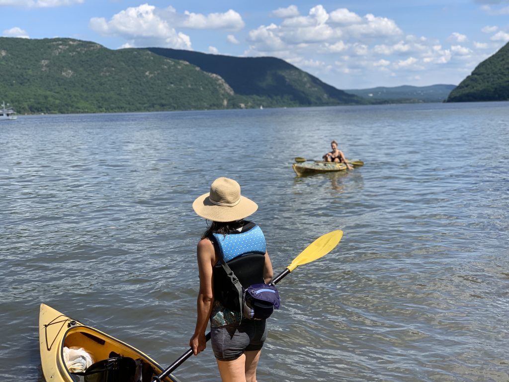 kayaking cornwall on hudson with family