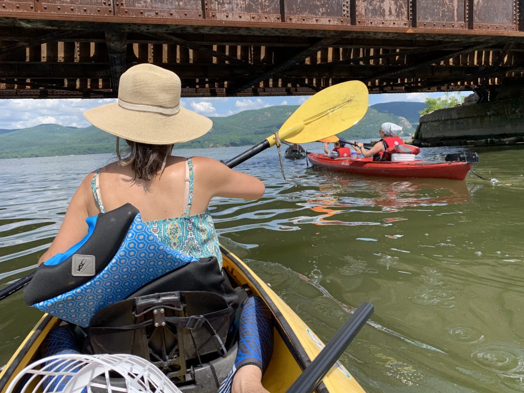kayaking cornwall on hudson with family 5