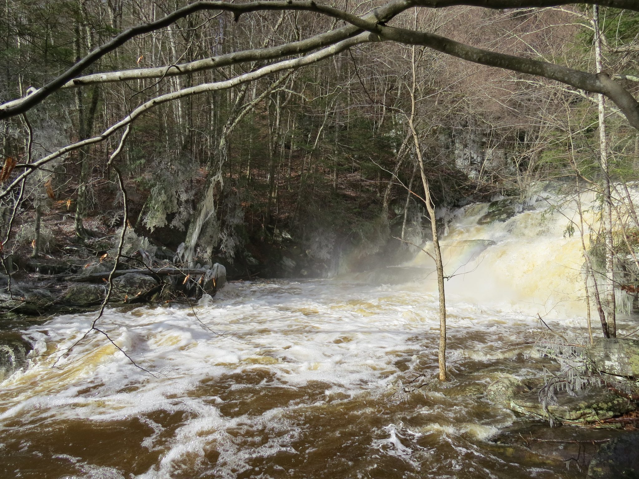 Hanging Rock Falls in Ellenville, NY Hiking & Biking Trails