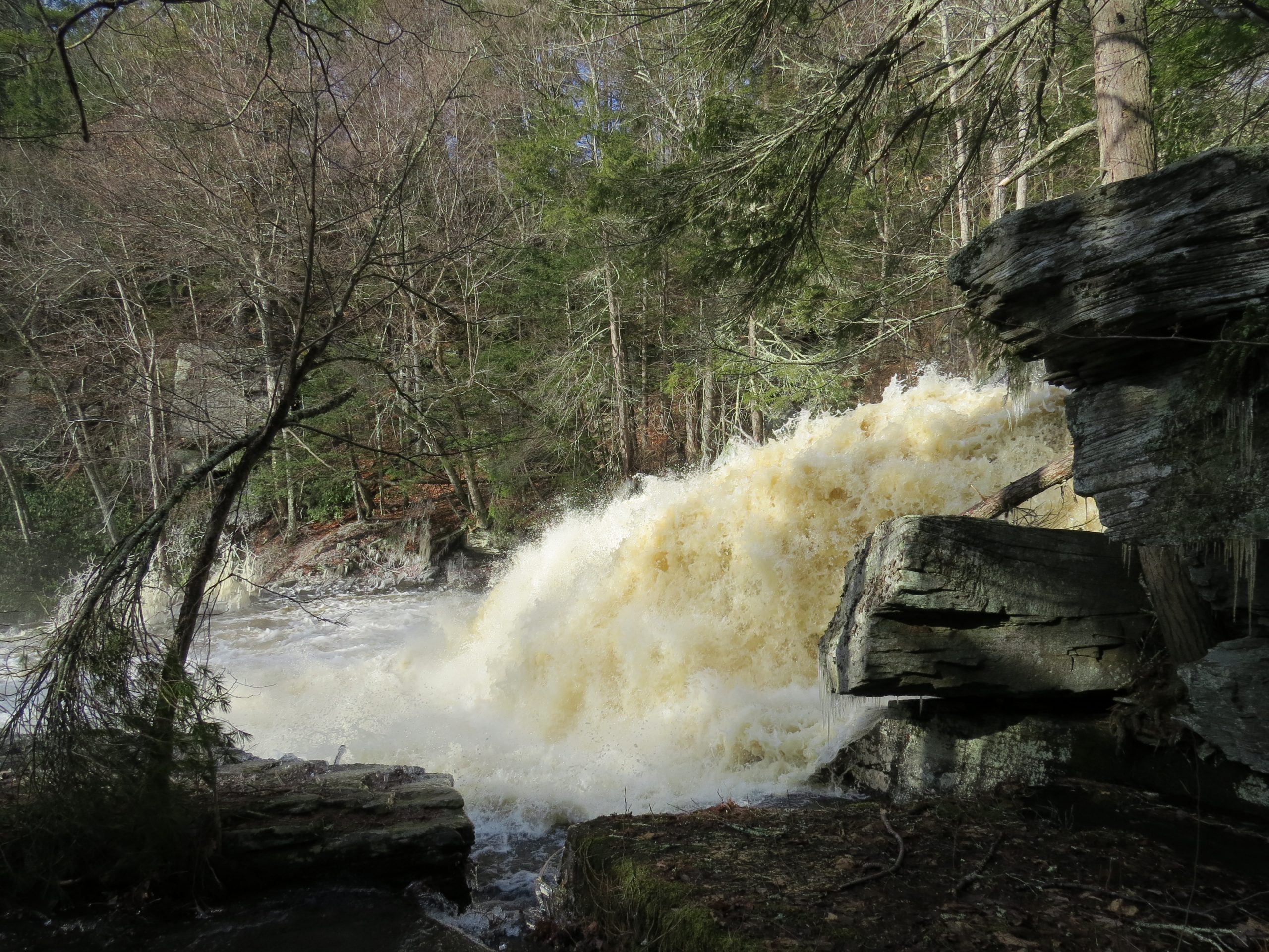 Hanging Rock Falls in Ellenville, NY