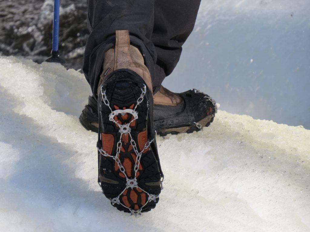 using our shoe traction at neversink gorge trails 5