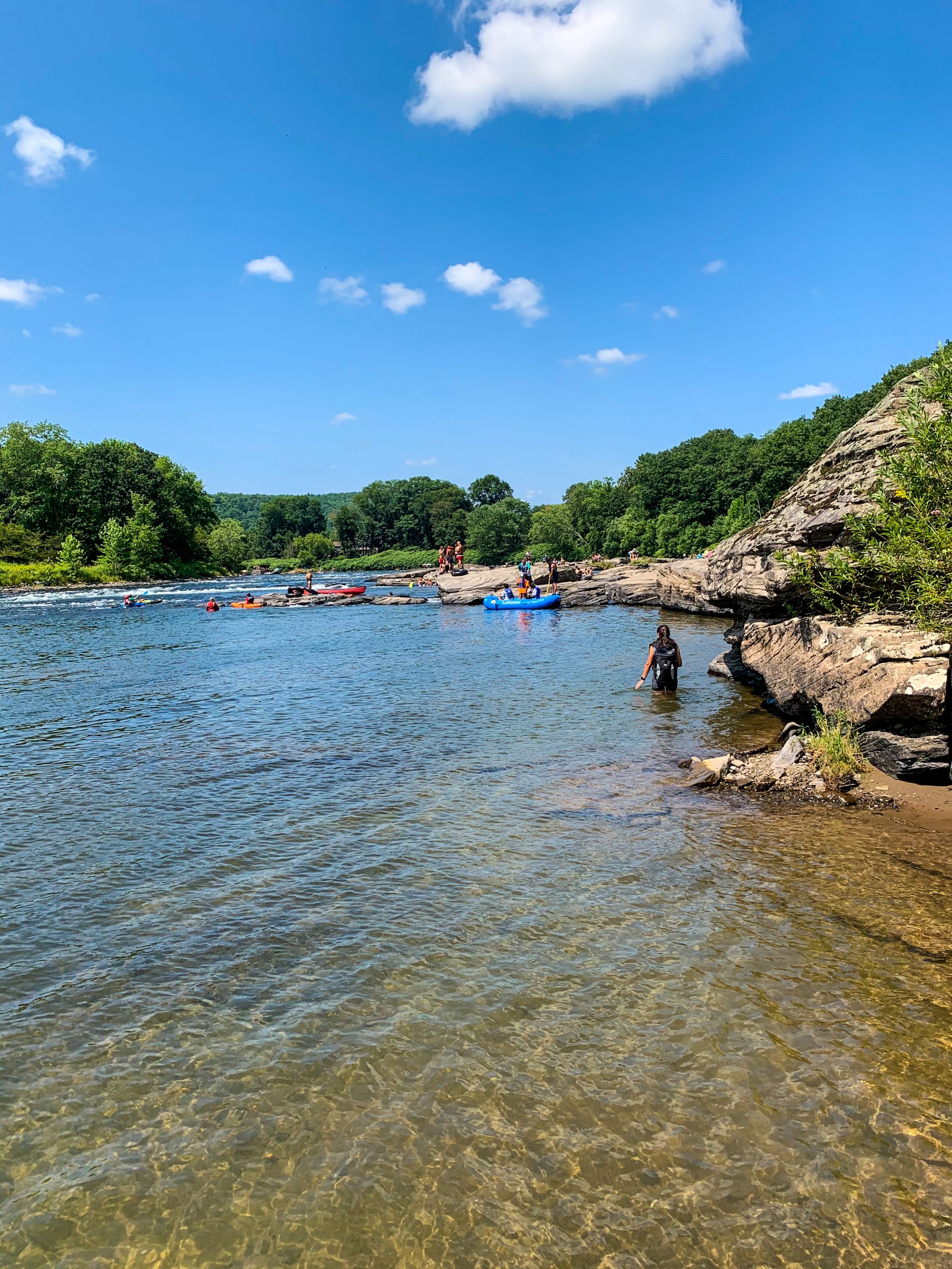 Skinner's Falls Delaware River Tubing Hiking & Biking Trails