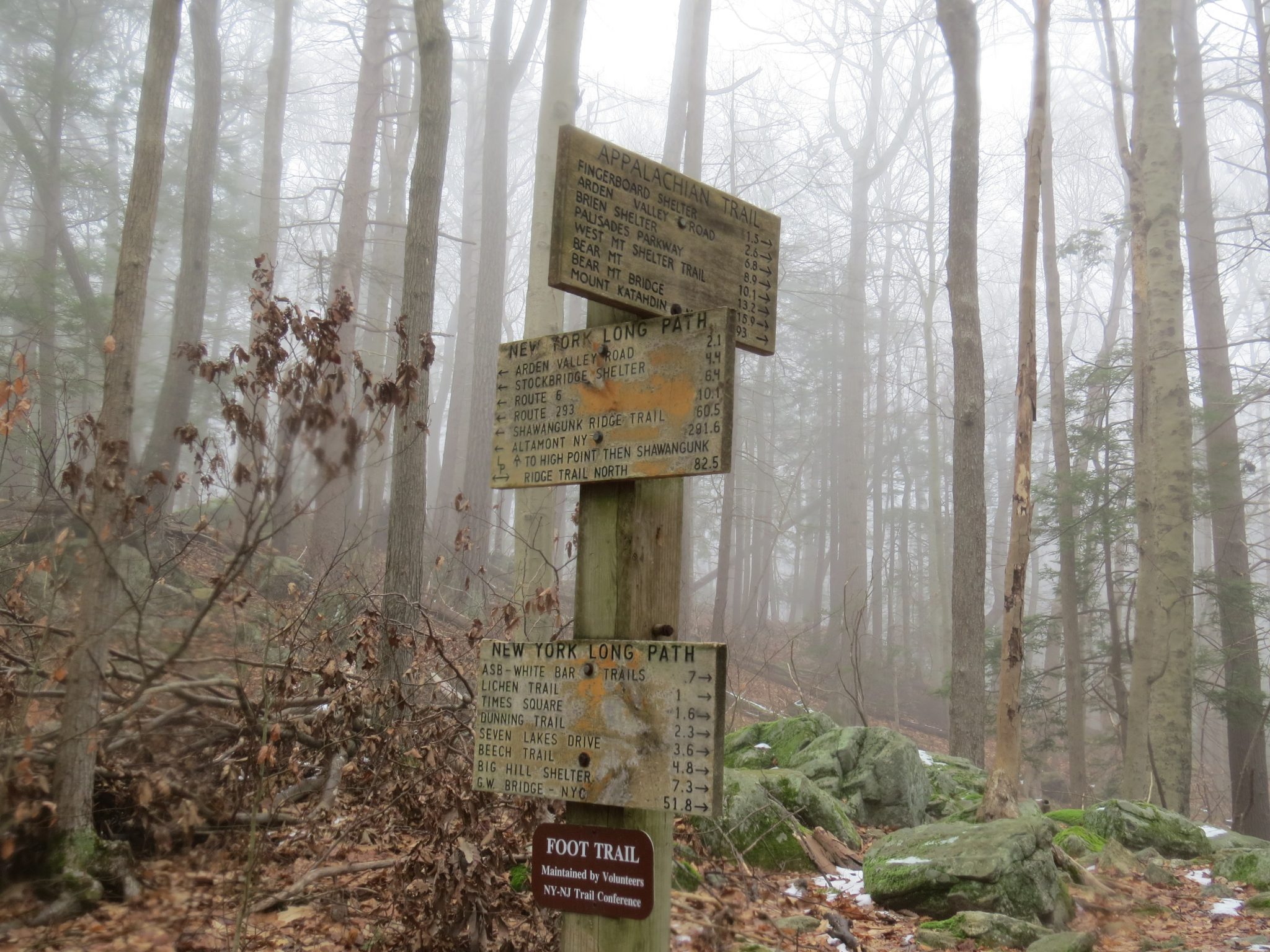 Appalachian trail in NY