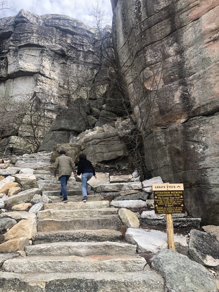 Hiking Sam’s Point Lenape Steps