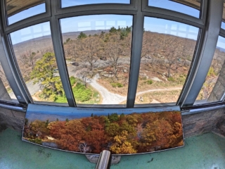 Hiking to Bear Mountain Perkins Memorial Tower
