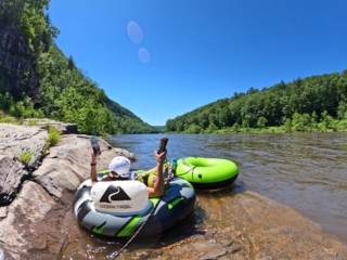 Water Tubing at Delaware River