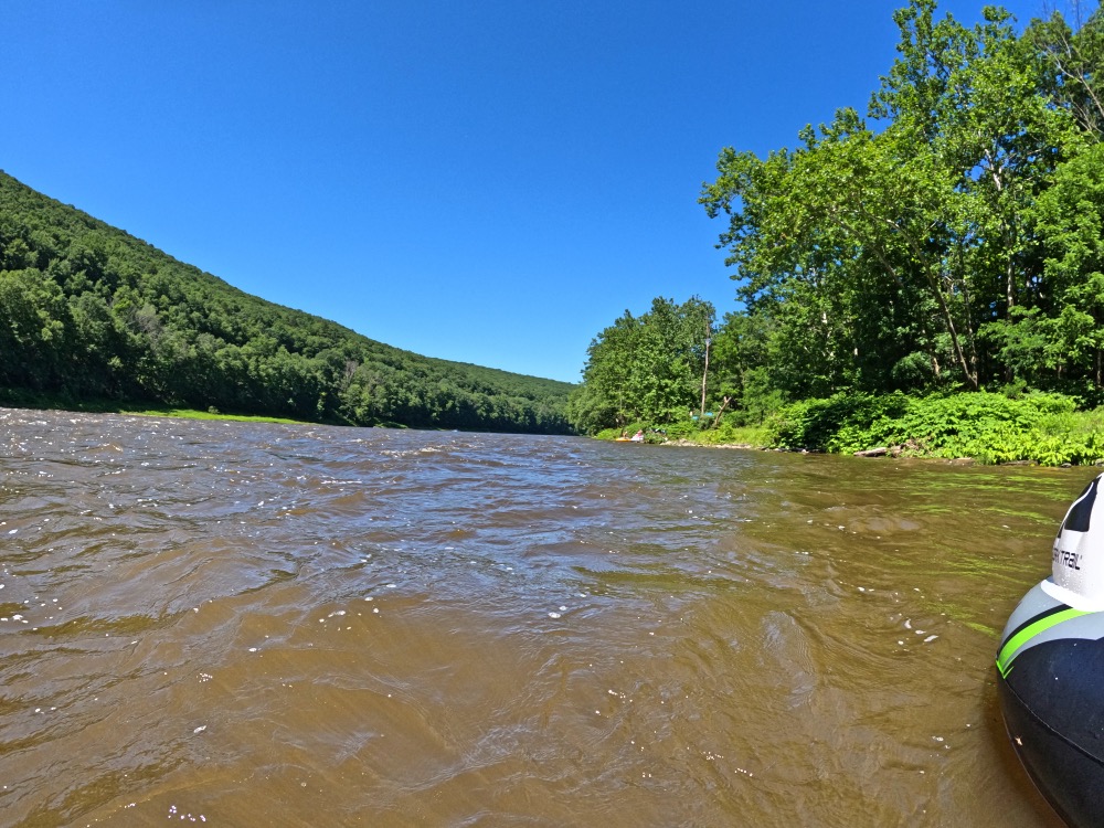 Pictures from tubing down the Delaware river in summer.
