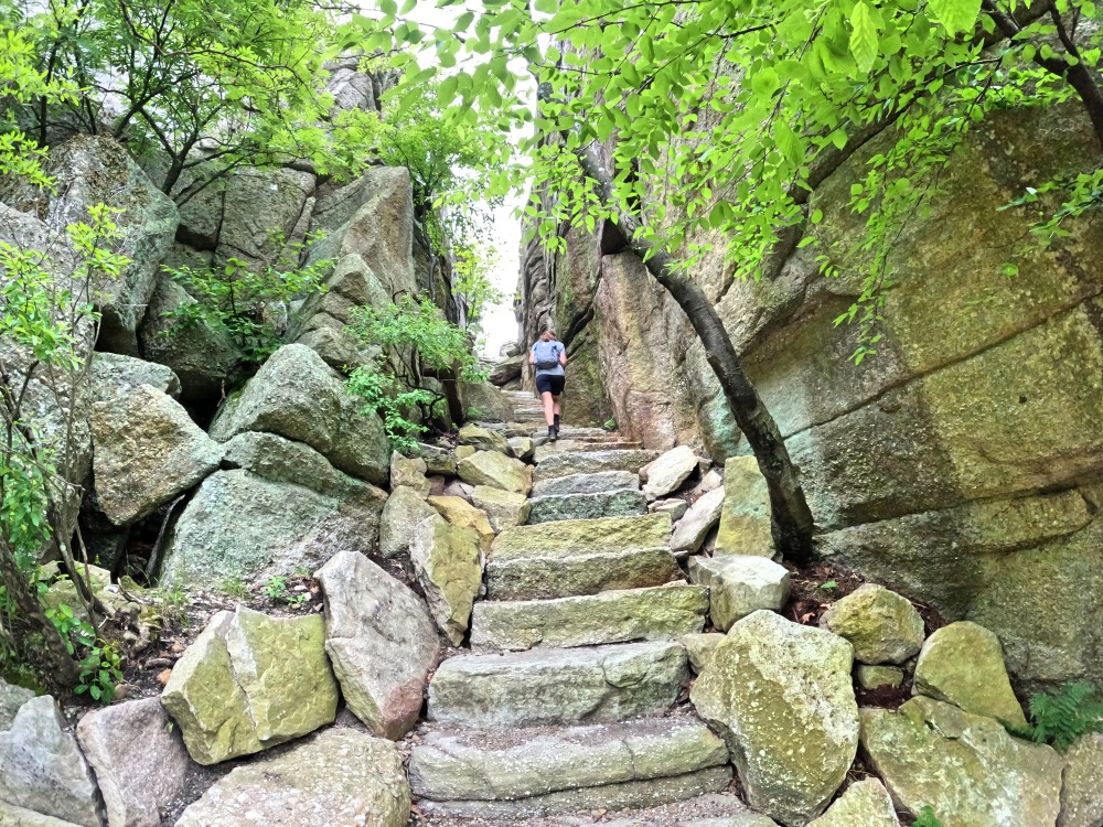 Hiking Lenape Steps