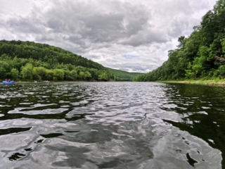 Pictures tubing the Delaware river near Port Jervis New York on July 2022