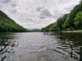 Pictures tubing the Delaware river near Port Jervis New York on July 2022