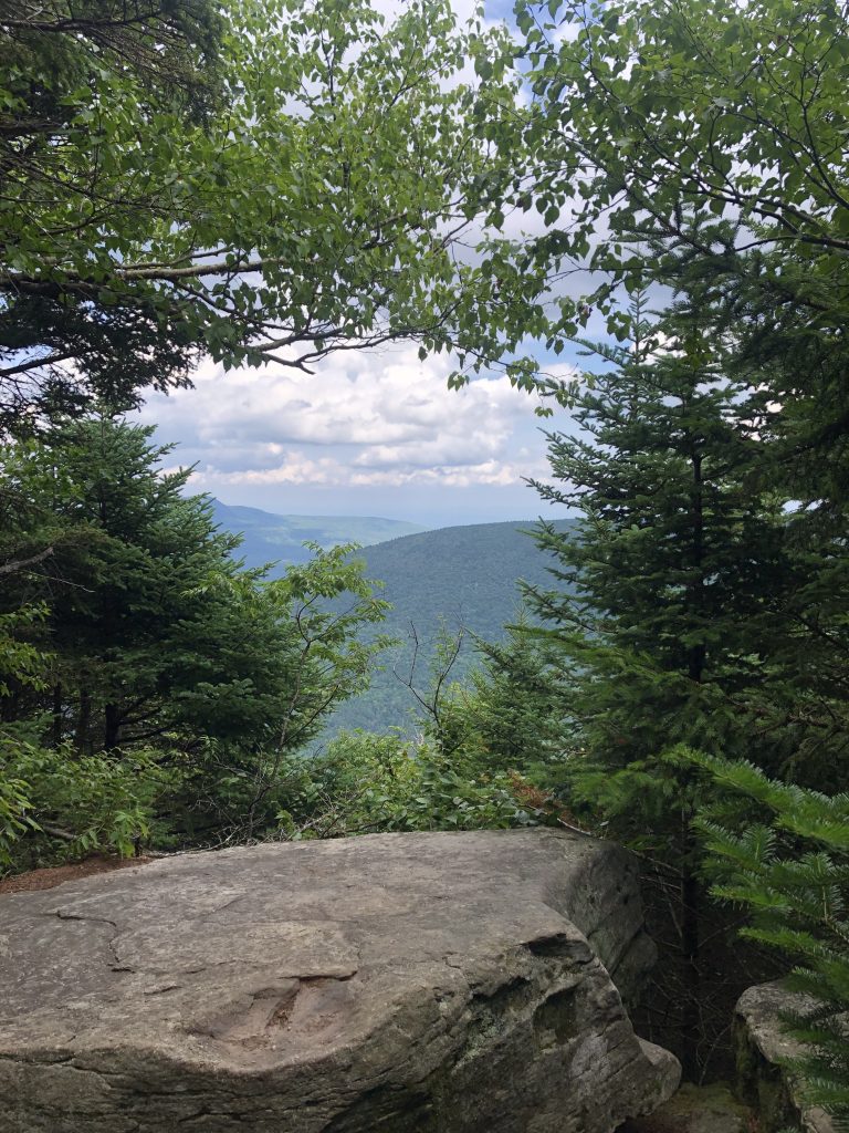 Hiking Plateau Mountain in the Catskills