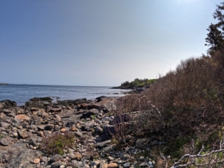 Hiking on Monhegan Island