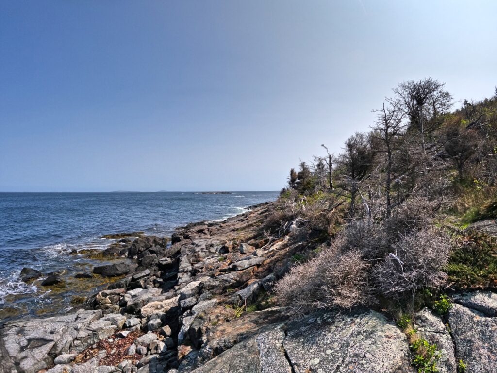 Hiking on Monhegan Island