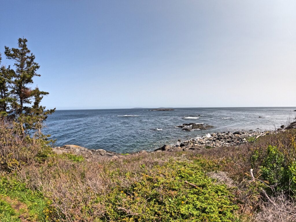 Hiking on Monhegan Island