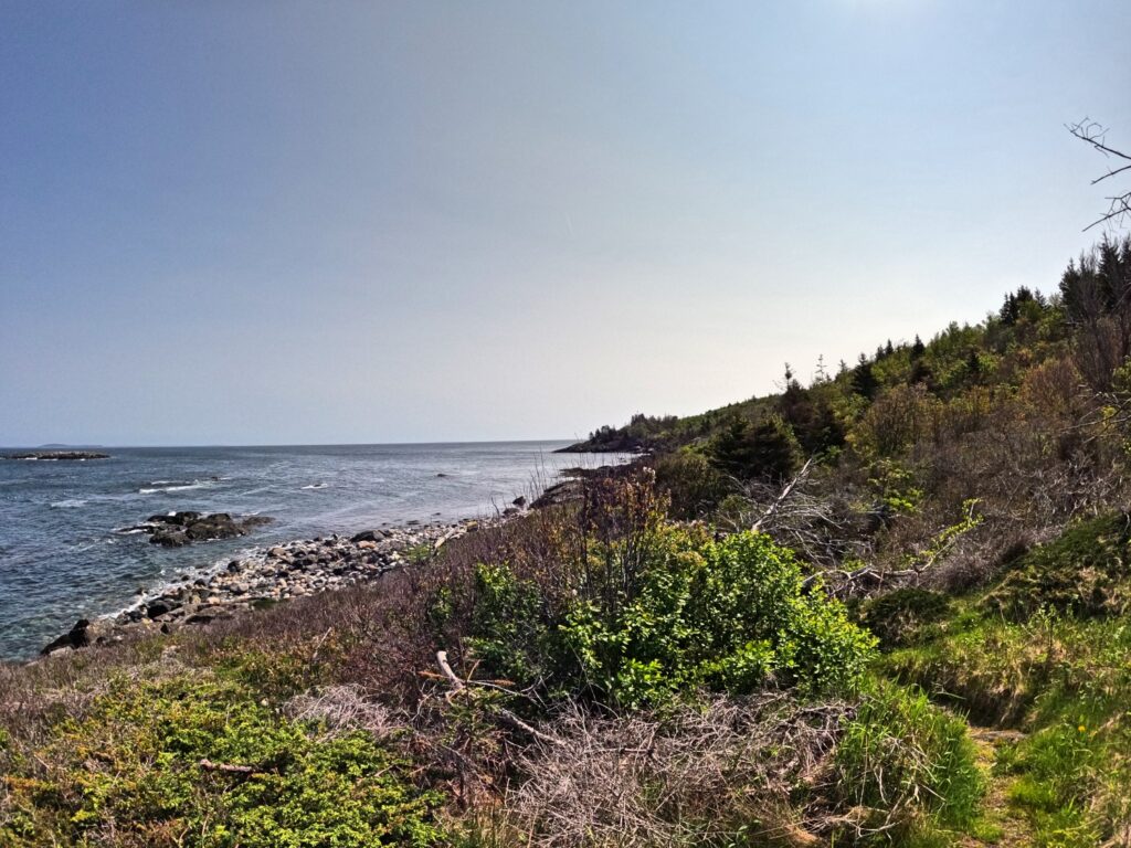 Hiking on Monhegan Island