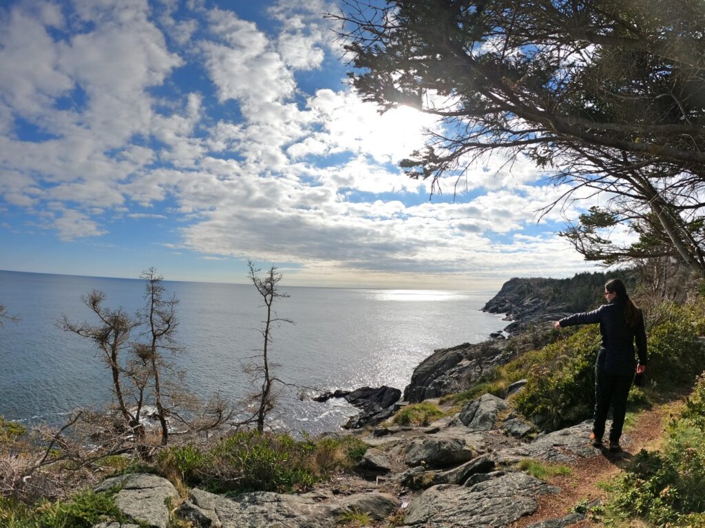 Exploring Monhegan Island in November 2023 Hiking Monhegan Maine Cliff Trail