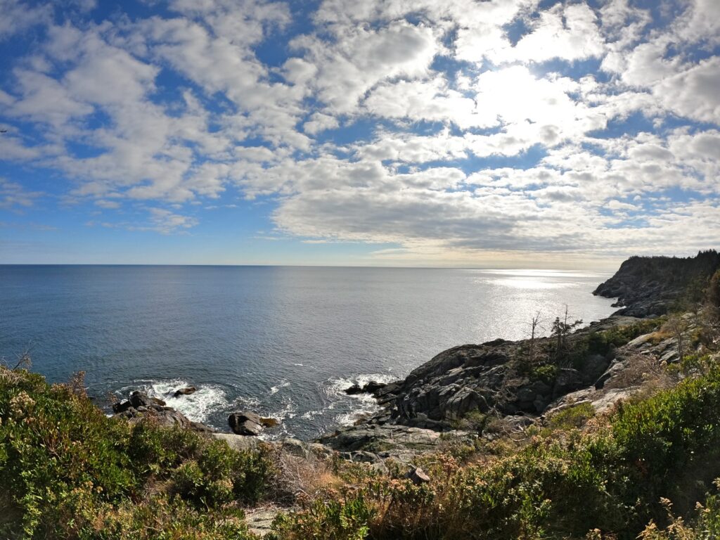 Exploring Monhegan Island in November 2023 Hiking Monhegan Maine Cliff Trail