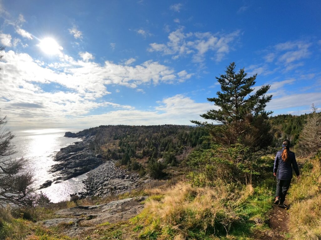 Hiking Monhegan Maine Cliff Trail