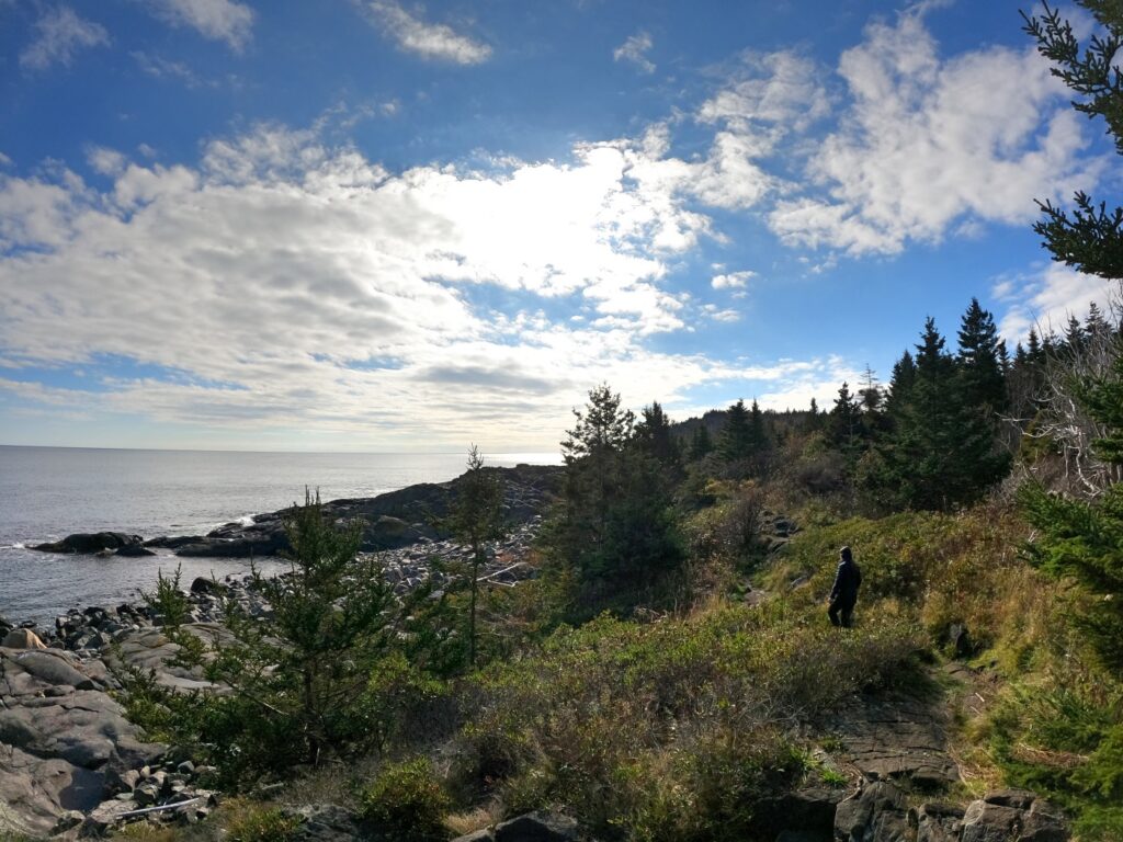 Hiking Monhegan Maine Cliff Trail