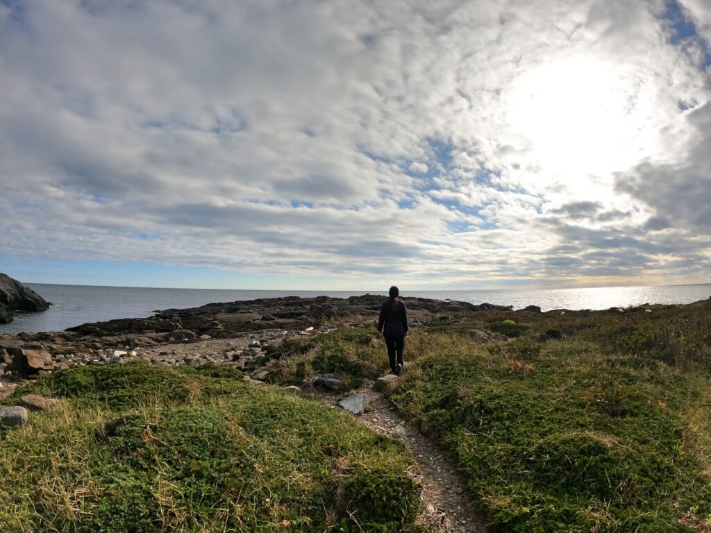 Hiking Monhegan Maine Cliff Trail