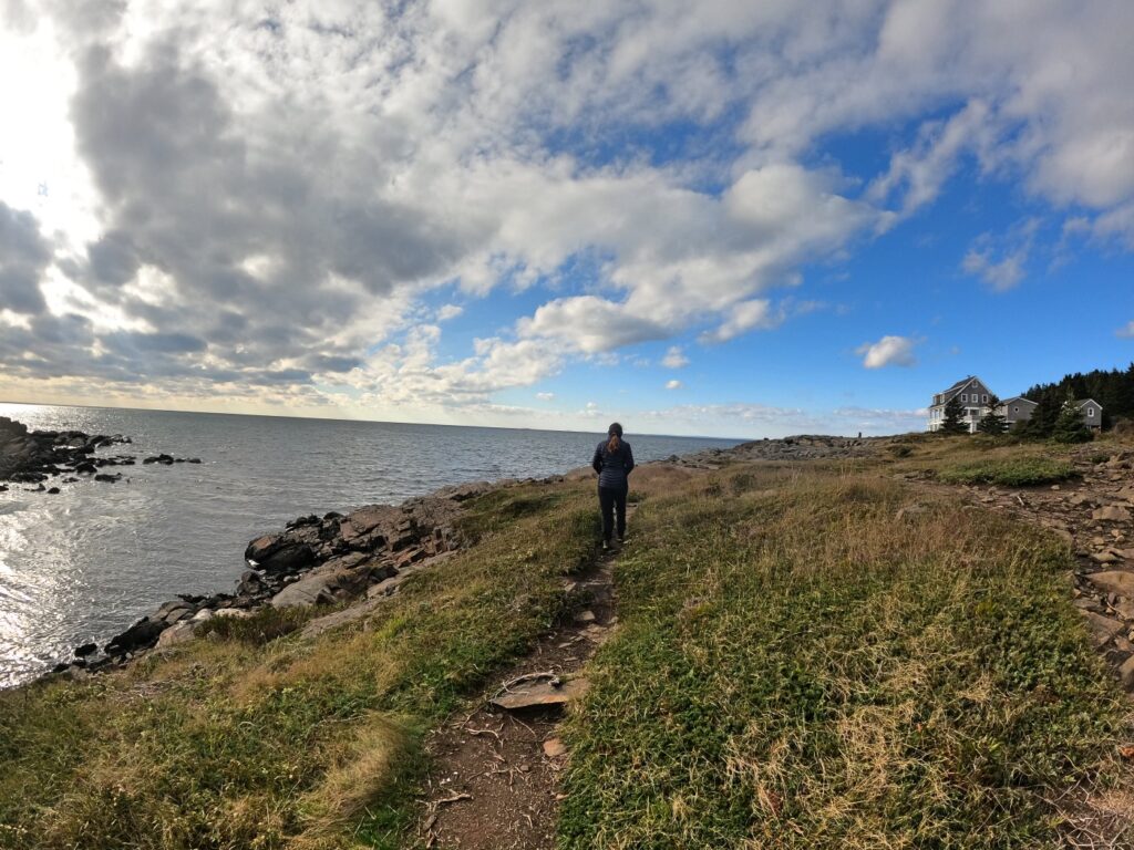 Hiking Monhegan Maine Cliff Trail