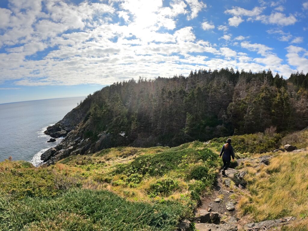 Exploring Monhegan Island in November 2023 Hiking Monhegan Maine Cliff Trail