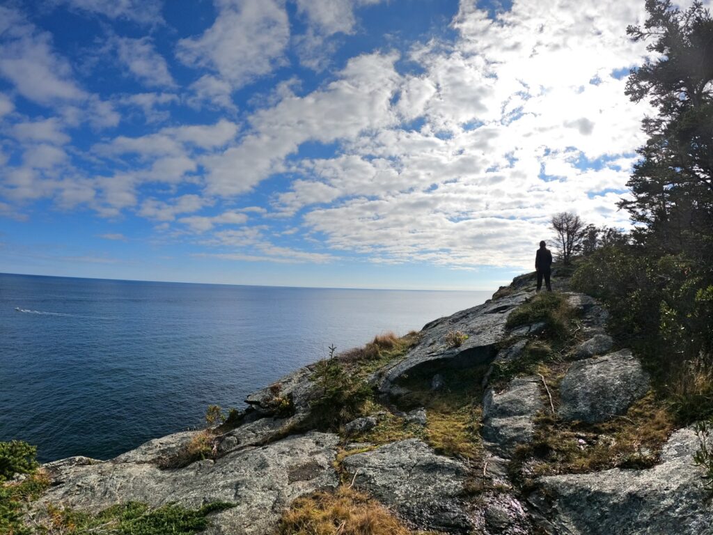 Exploring Monhegan Island in November 2023 Hiking Monhegan Maine Cliff Trail