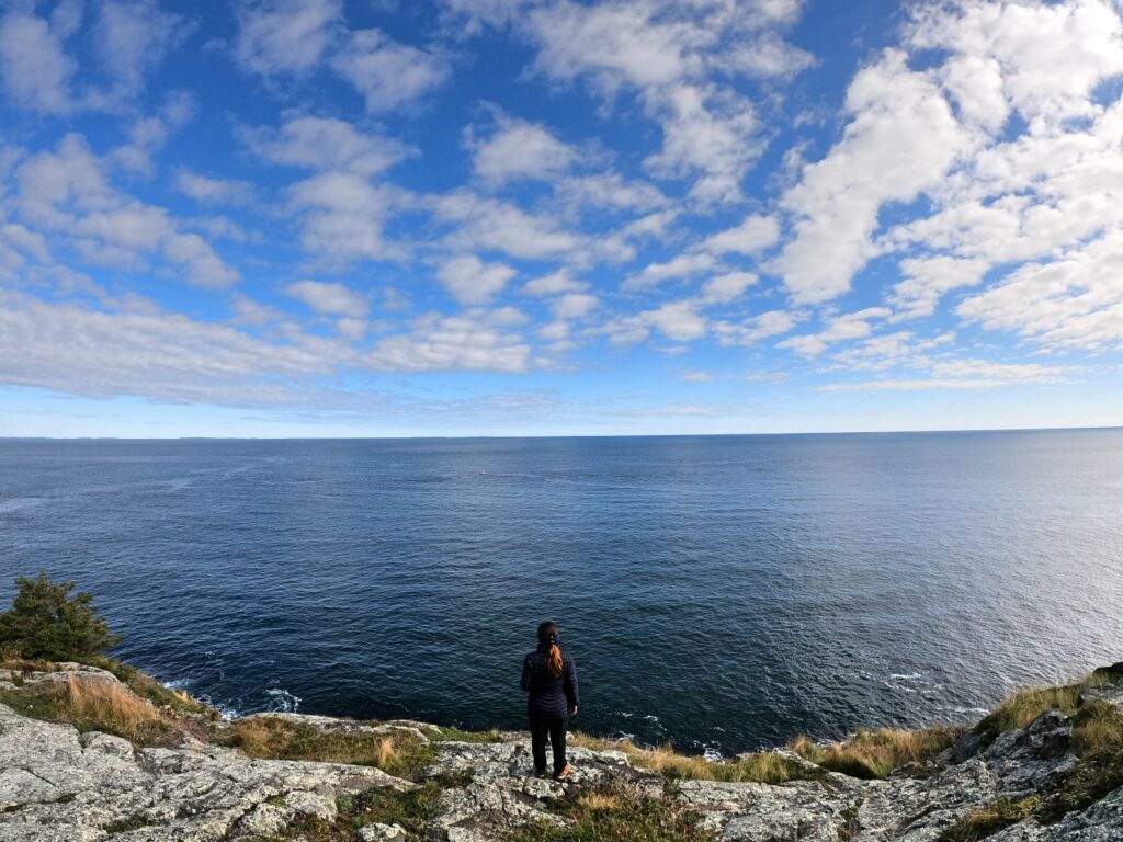 Exploring Monhegan Island in November 2023 Hiking Monhegan Maine Cliff Trail