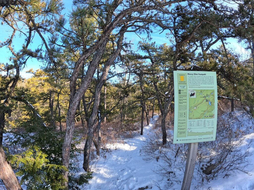 Hiking Minnewaska State Park Jan 2024