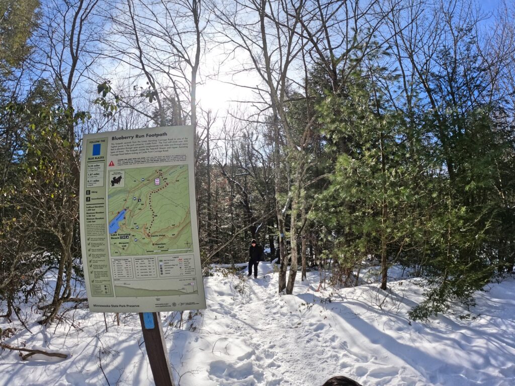 Mossy Glen Trail - Minnewaska State Park Hiking Minnewaska State Park Jan 2024