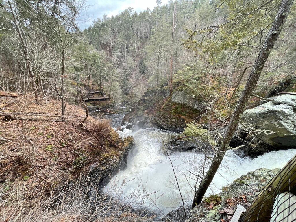 Hacker Falls, Cliff Trail and Raymondskill Falls Hiking Waterfalls in PA