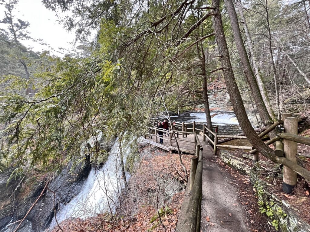 Hacker Falls, Cliff Trail and Raymondskill Falls Hiking Waterfalls in PA